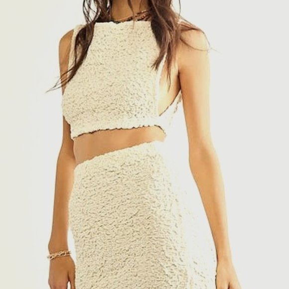 FREE People Apple of My Eye Set by Endless Summer, Ivory, Size Large - Picture 2 of 3